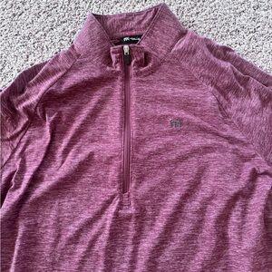 Travis Matthews Purple/maroon Half-Zip Pullover